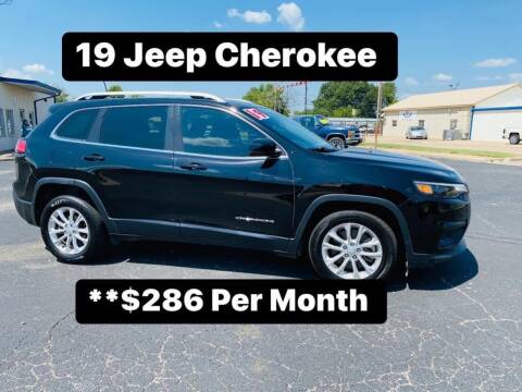 2019 Jeep Cherokee for sale at Pioneer Auto in Ponca City OK