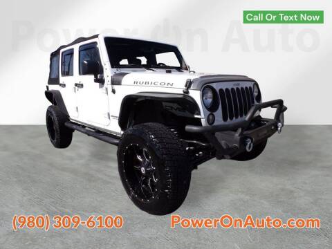 2015 Jeep Wrangler Unlimited for sale at Power On Auto LLC in Monroe NC