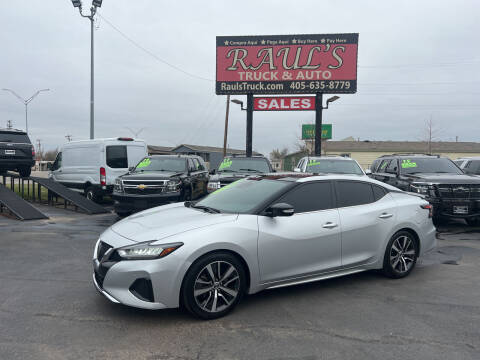 2020 Nissan Maxima for sale at RAUL'S TRUCK & AUTO SALES, INC in Oklahoma City OK