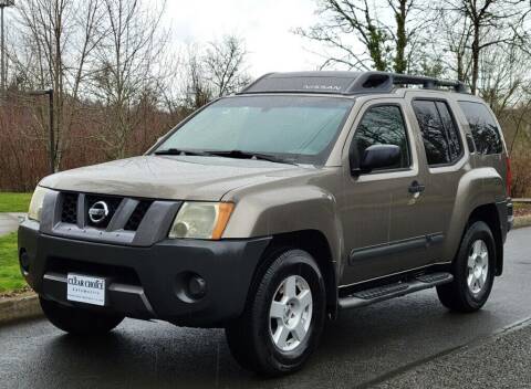 2005 Nissan Xterra for sale at CLEAR CHOICE AUTOMOTIVE in Milwaukie OR