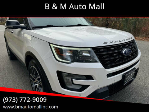 2016 Ford Explorer for sale at B & M Auto Mall in Clifton NJ