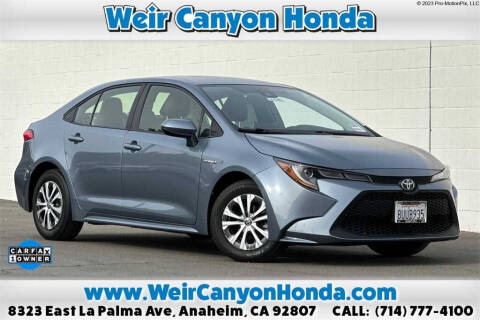 2021 Toyota Corolla Hybrid