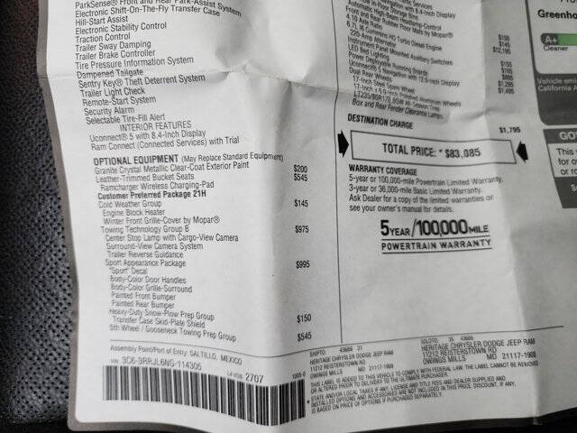 2022 RAM 3500 Laramie