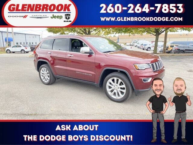 2017 Jeep Grand Cherokee for sale at Glenbrook Dodge Chrysler Jeep Ram and Fiat in Fort Wayne IN