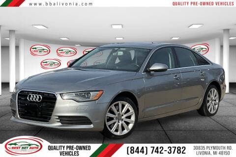 2014 Audi A6 for sale at Best Bet Auto in Livonia MI