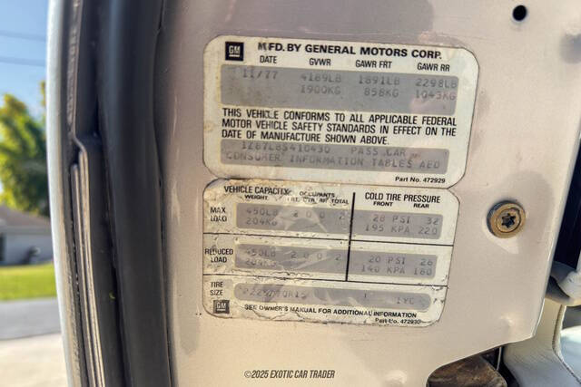 1978 Chevrolet Corvette