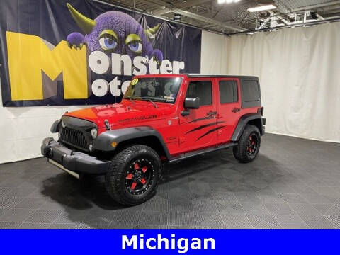 2018 Jeep Wrangler JK Unlimited for sale at Monster Motors in Michigan Center MI