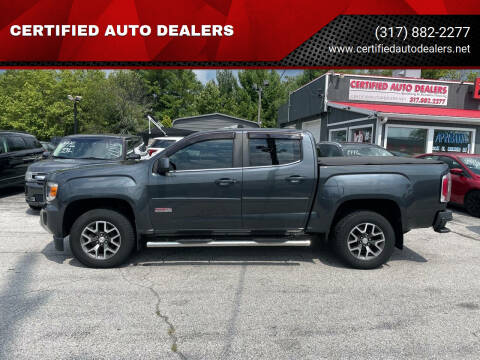 2016 GMC Canyon for sale at CERTIFIED AUTO DEALERS in Greenwood IN