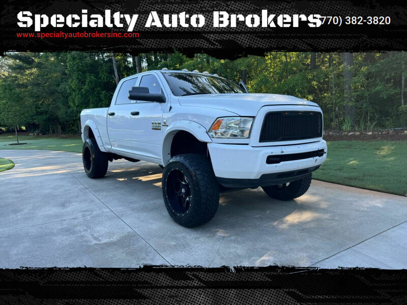 2018 RAM 2500 for sale at Specialty Auto Brokers in Cartersville GA