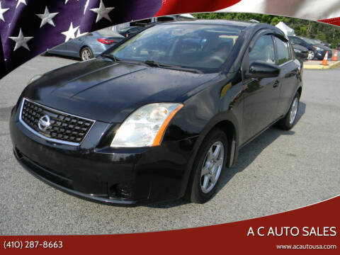 2008 Nissan Sentra for sale at A C Auto Sales in Elkton MD
