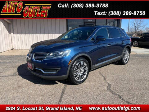 2017 Lincoln MKX for sale at Auto Outlet in Grand Island NE