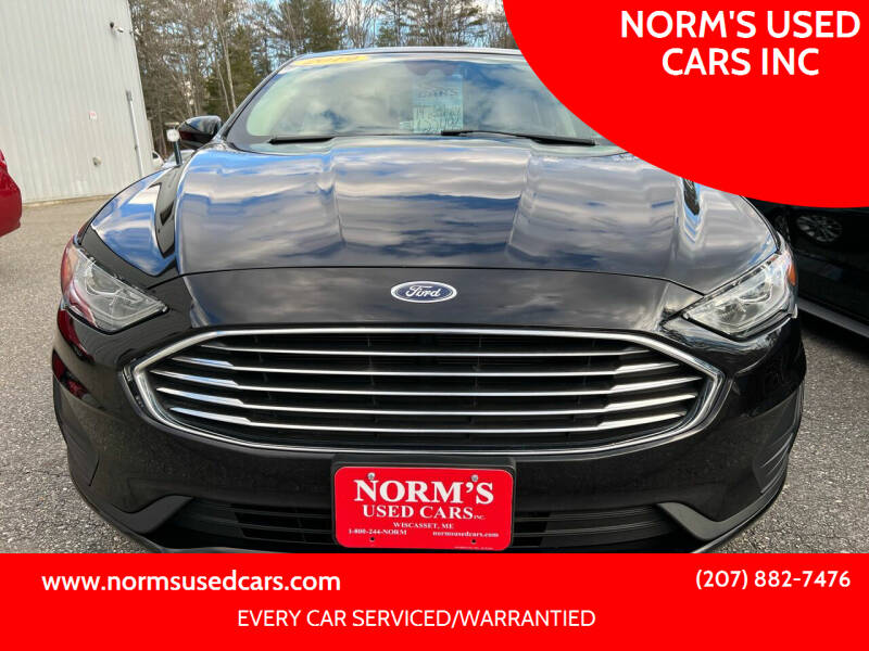 2019 Ford Fusion Hybrid for sale at NORM'S USED CARS INC in Wiscasset ME
