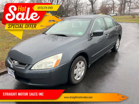 2005 Honda Accord for sale at STRAIGHT MOTOR SALES INC in Paterson NJ