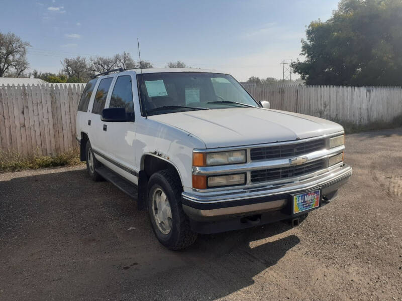 1996 Chevrolet Tahoe for sale at L & J Motors in Mandan ND