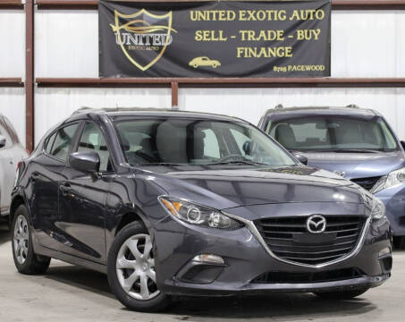 2015 Mazda MAZDA3 for sale at United Exotic Auto in Houston TX