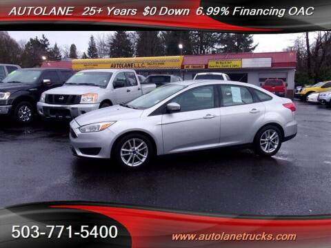 2016 Ford Focus for sale at Auto Lane in Portland OR