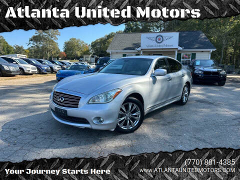 2011 Infiniti M37 for sale at Atlanta United Motors in Jefferson GA