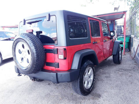 2015 Jeep Wrangler Unlimited for sale at Shaks Auto Sales Inc in Fort Worth TX