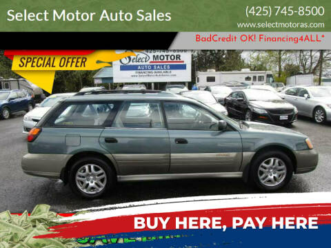 2001 Subaru Outback for sale at Select Motor Auto Sales in Lynnwood WA