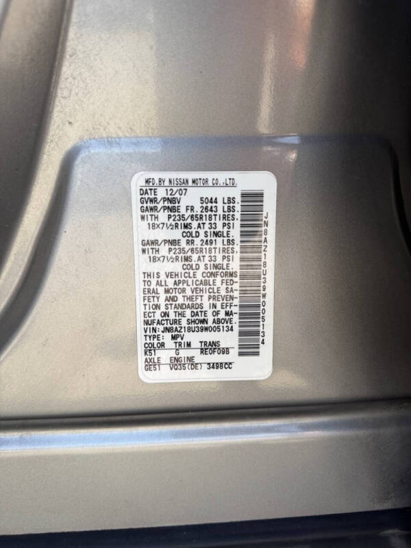 2009 Nissan Murano SL