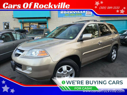 2005 Acura MDX for sale at Cars Of Rockville in Rockville MD