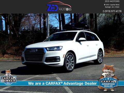 2017 Audi Q7 for sale at Zed Motors in Raleigh NC