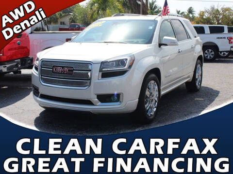 2015 GMC Acadia for sale at Palm Beach Auto Wholesale in Lake Park FL