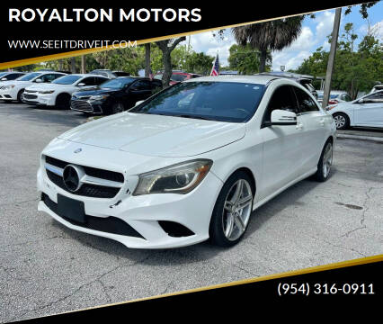 2015 Mercedes-Benz CLA for sale at ROYALTON MOTORS in Plantation FL