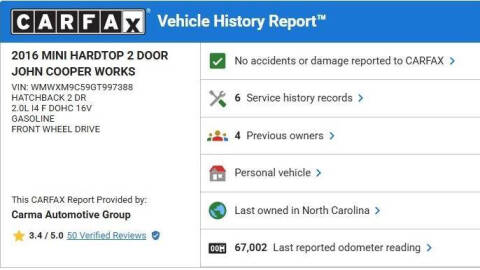 2016 MINI Hardtop 2 Door John Cooper Works