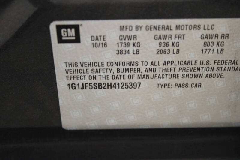 2017 Chevrolet Sonic Premier Auto