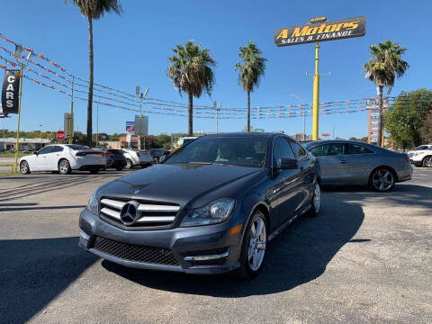2013 Mercedes-Benz C-Class for sale at A MOTORS SALES AND FINANCE - 5630 San Pedro Ave in San Antonio TX