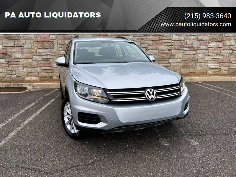 2017 Volkswagen Tiguan for sale at PA AUTO LIQUIDATORS in Huntingdon Valley PA