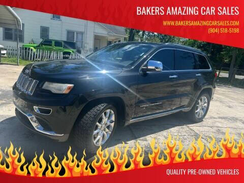 2014 Jeep Grand Cherokee for sale at Bakers Amazing Car Sales in Jacksonville FL