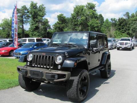 2017 Jeep Wrangler Unlimited for sale at Pure 1 Auto in New Bern NC