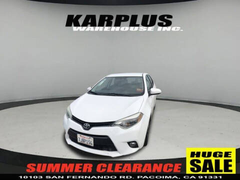 2015 Toyota Corolla for sale at Karplus Warehouse in Pacoima CA