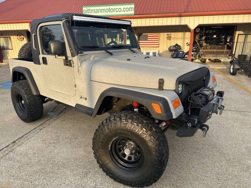 2004 Jeep Wrangler for sale at PITTMAN MOTOR CO in Lindale TX