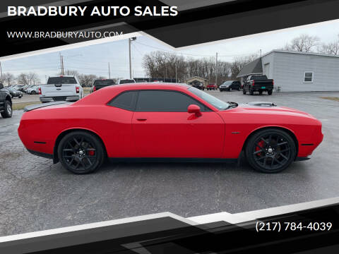 2015 Dodge Challenger for sale at BRADBURY AUTO SALES in Gibson City IL