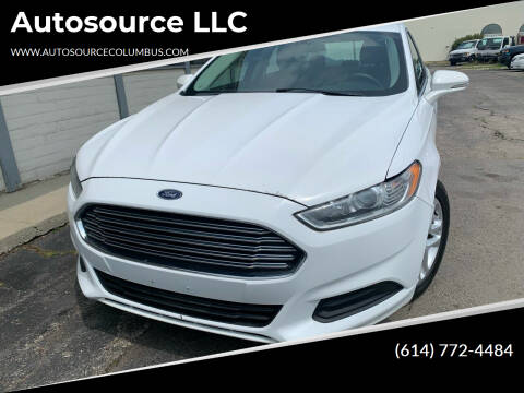2016 Ford Fusion for sale at Autosource LLC in Columbus OH