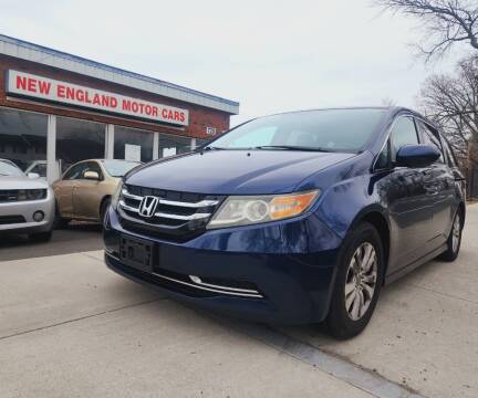 2015 Honda Odyssey for sale at New England Motor Cars in Springfield MA