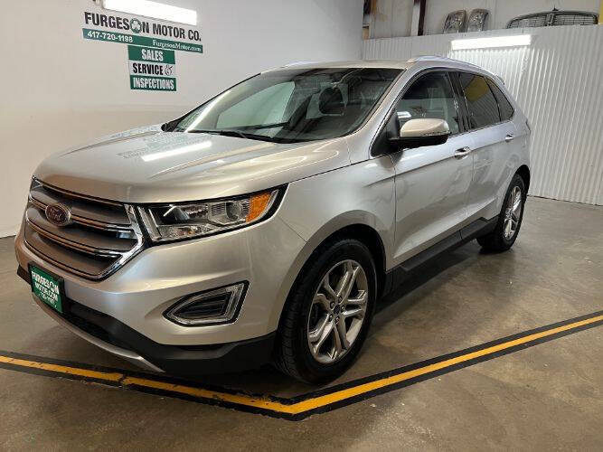 Silver 2015 Ford Edge Titanium AWD Titanium 4dr Crossover 1