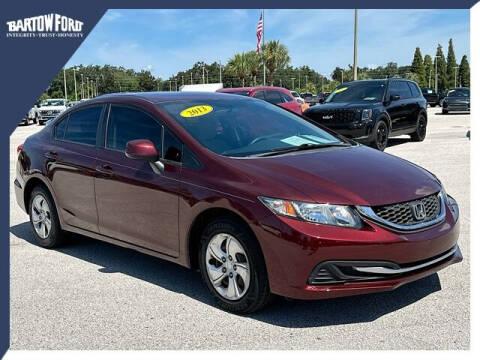 2013 Honda Civic for sale at BARTOW FORD CO. in Bartow FL