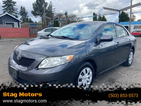 2010 Toyota Corolla for sale at Stag Motors in Portland OR