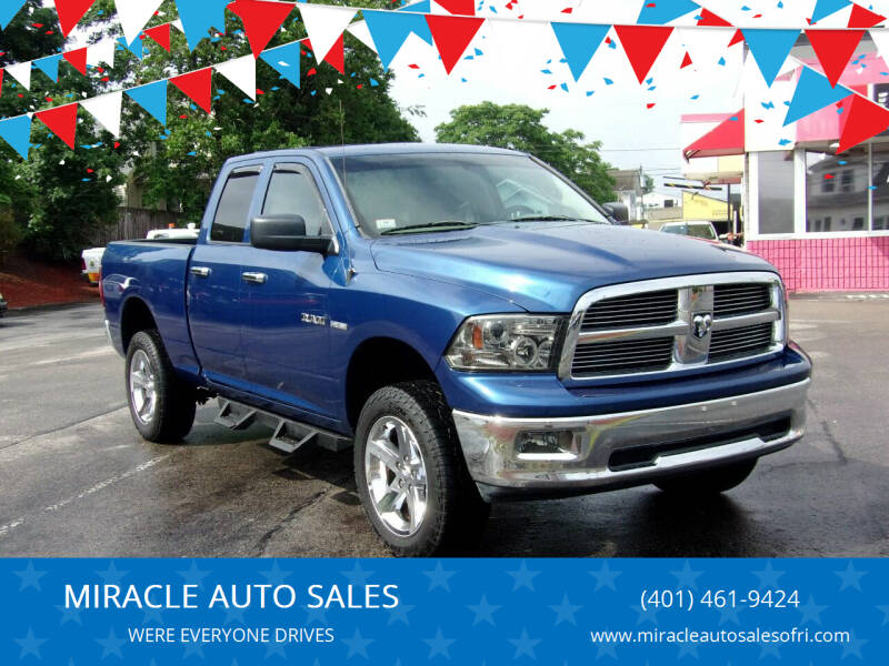 2010 Dodge Ram Pickup 1500 for sale at MIRACLE AUTO SALES in Cranston RI