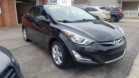 2016 Hyundai Elantra for sale at BELLEFONTAINE MOTOR SALES in Bellefontaine OH