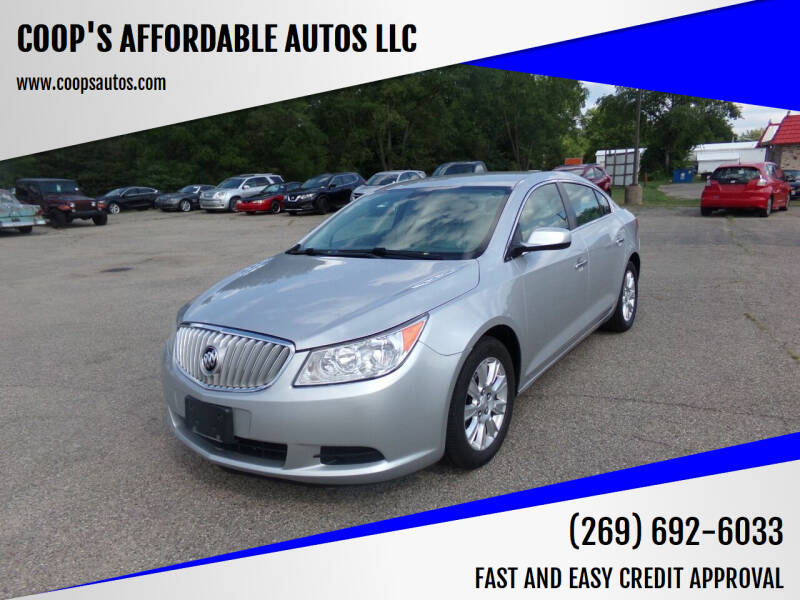 2013 Buick LaCrosse for sale at COOP'S AFFORDABLE AUTOS LLC in Otsego MI