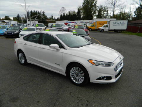 2013 Ford Fusion Hybrid for sale at J & R Motorsports in Lynnwood WA