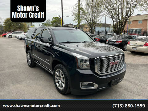 2017 GMC Yukon for sale at Shawn's Motor Credit in Houston TX