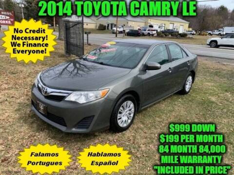 2014 Toyota Camry for sale at D&D Auto Sales, LLC in Rowley MA