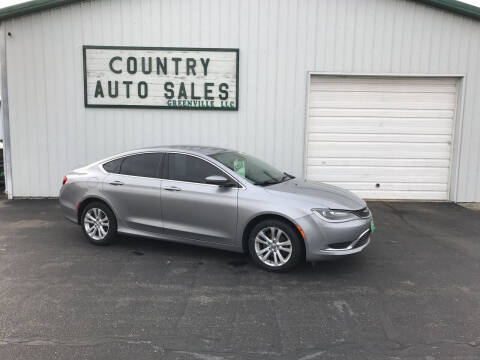 2015 Chrysler 200 for sale at COUNTRY AUTO SALES LLC in Greenville OH