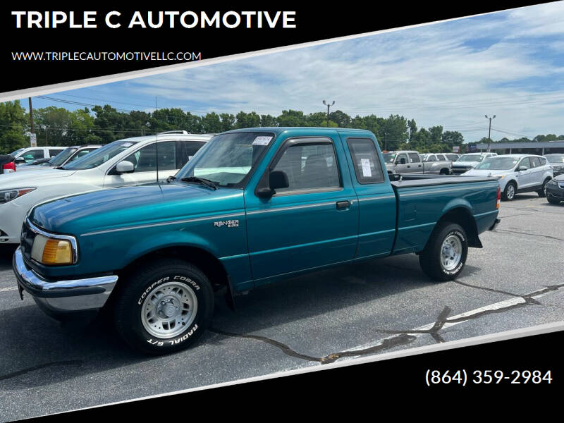 1994 Ford Ranger for sale at TRIPLE C AUTOMOTIVE in Anderson SC